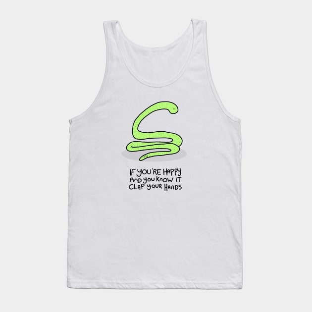 Grumpy Snake Tank Top by grumpyanimals